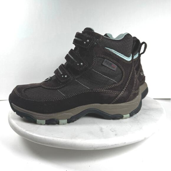 L.L. Bean Women’s Hiking Boots Size 6 TEK 2.5 Brown Suede PrimaLoft 200 Grams - Picture 3 of 10